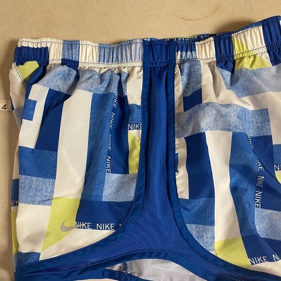 Nike Blue Green Athletic Short Built in Brief Dr--fit Small - Picture 11 of 11